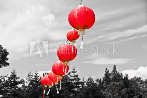 Red Chinese Paper Lanterns
