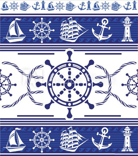 Banners with Nautical symbols