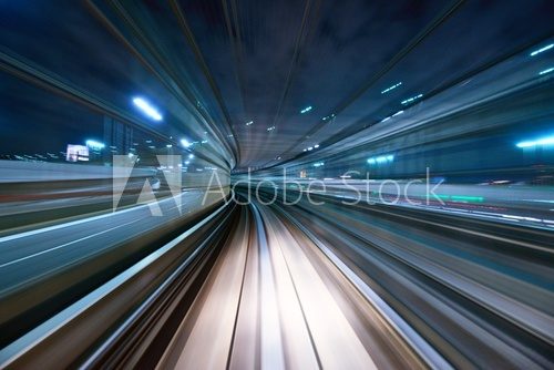Motion Blur from a Tokyo Monorail