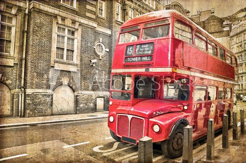 Bus vintage à Londres