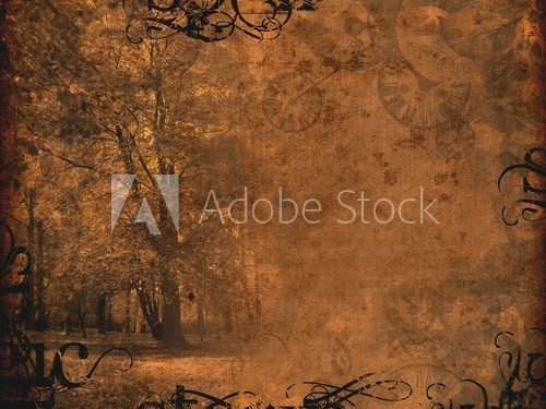 melancholy autumnal background