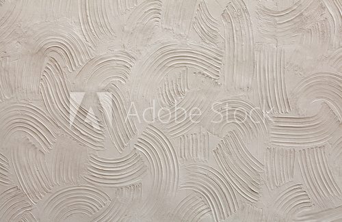 Structure of decorative plaster