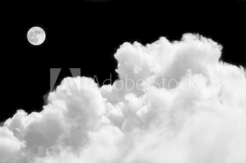 Beautiful cloudscape with fluffy clouds