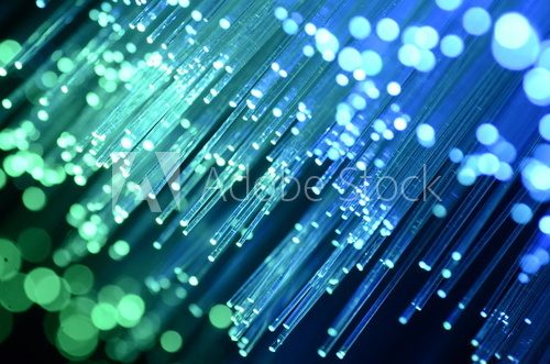 Optical fiber close-up