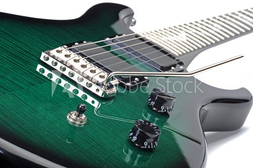 E-Gitarre, grün
