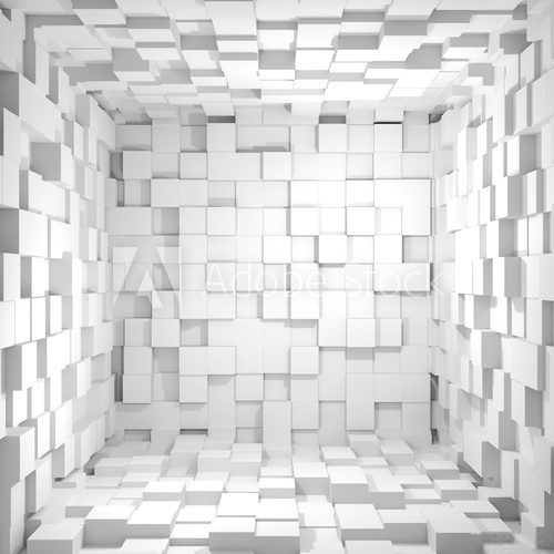 Cube room 3d - background