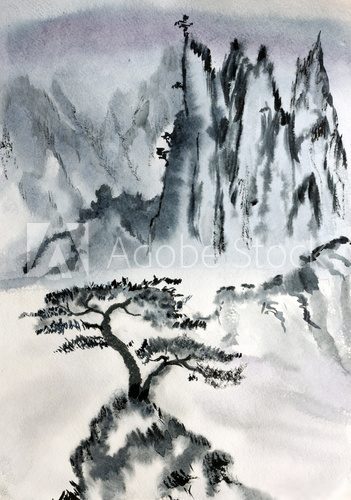 Chinese mountain landscape