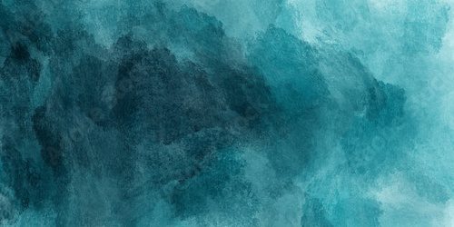 Abstract watercolor paint background by teal color blue and green with liquid fluid texture for background, banner