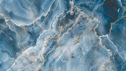 Blue onyx marble texture, abstract background