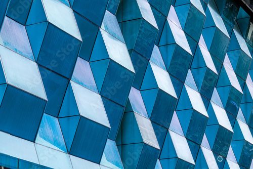 detail shot of modern architecture facade,business concepts,in city of China.