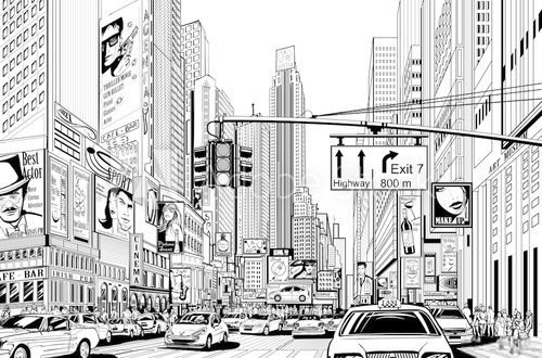 street in New York city