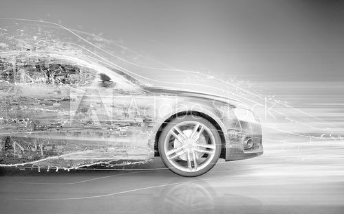 car abstract concept