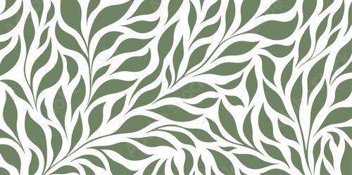 leaf pattern Seamless Elegant abstract background 