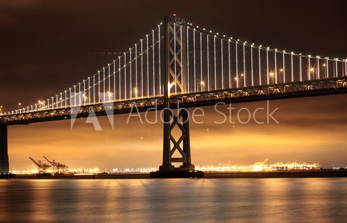Bay Bridge, San Francisco and Oakland