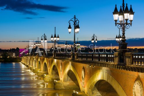 Summer night in Bordeaux