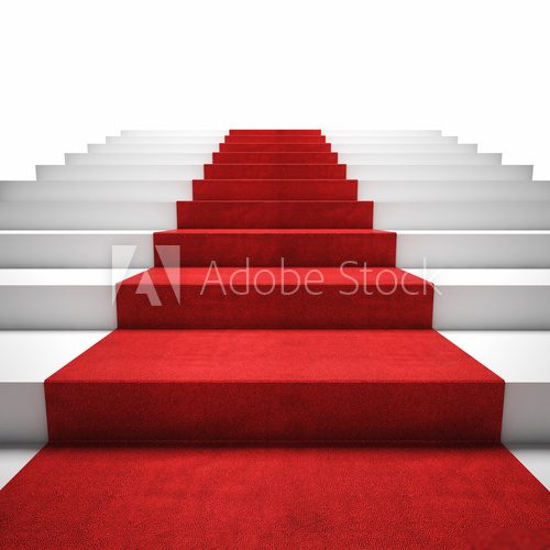 red carpet stair