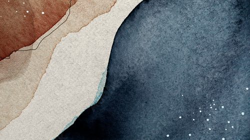 Watercolor patterned banner