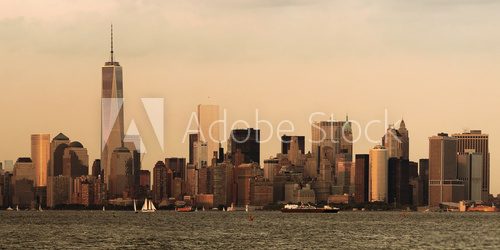 Manhattan downtown skyline