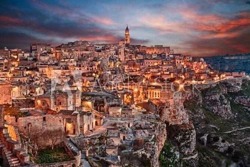 Matera, Basilicata, Italy: landscape of the old town