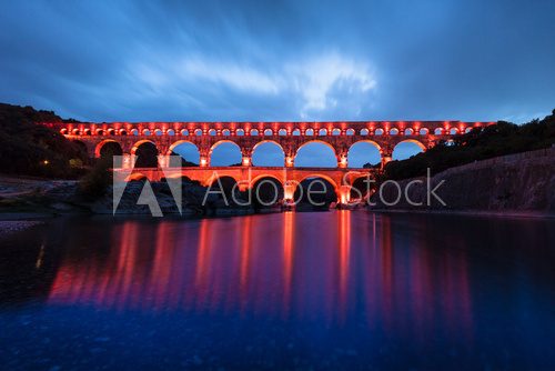 The Pont du Gard, southern France, Europe.