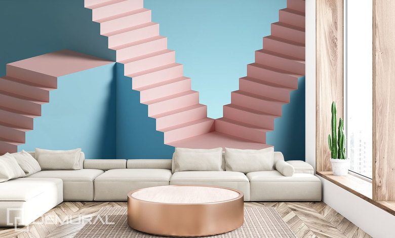 slodki trojwymiar schodow fototapety trojwymiarowe 3d fototapety demural