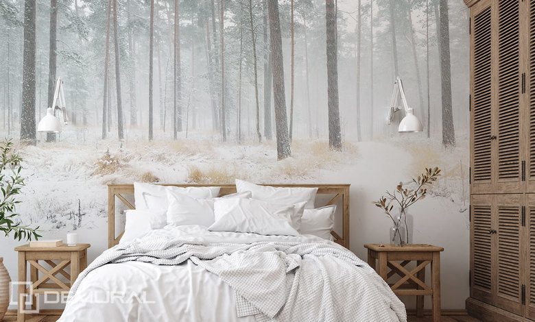 klimat lasu ktory odpreza fototapety las fototapety demural