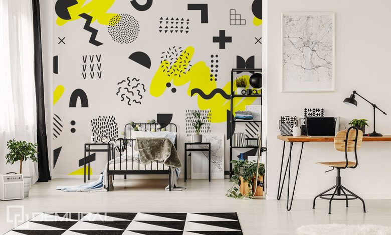 artystyczna pracownia graficzna fototapety do pokoju nastolatka fototapety demural