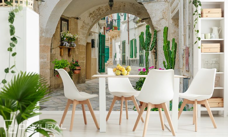 klimat srodziemnomorskiej uliczki fototapety uliczki fototapety demural