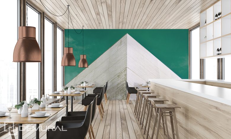 trojwymiarowy efekt zaginania perspektywy fototapety architektura fototapety demural