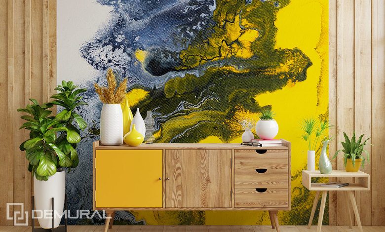 kiedy przenikaja sie barwy powstaje sztuka fototapety abstrakcyjne fototapety demural