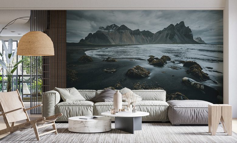 islandzki pejzaz z czarna plaza fototapety gory fototapety demural