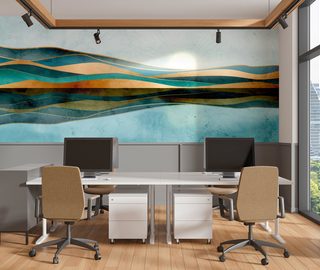 energia poranka nad tafla wody fototapety do biura fototapety demural