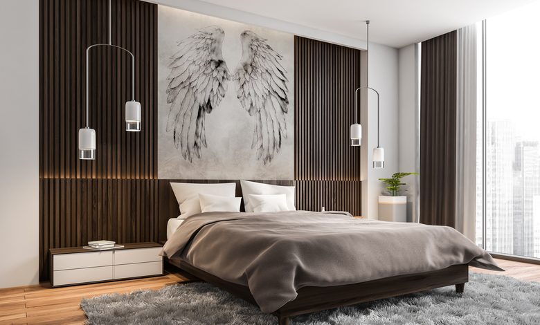skrzydla ciszy i elegancji fototapety do sypialni fototapety demural