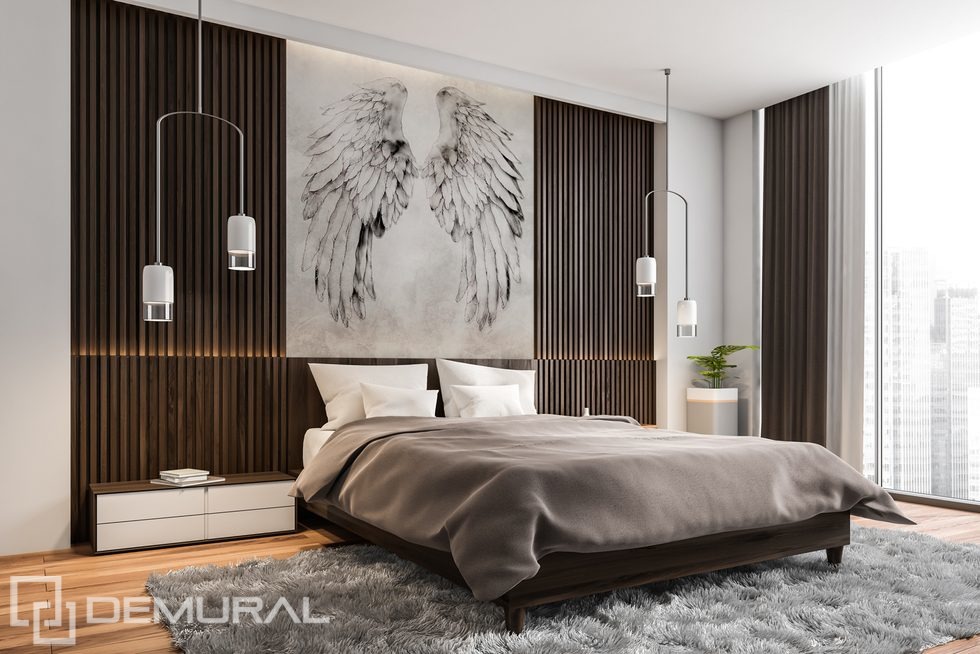 Skrzydła ciszy i elegancji Fototapety do sypialni Fototapety Demural