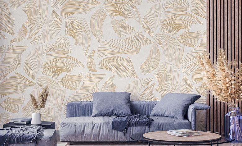 subtelny rytm linii w nowoczesnym wydaniu fototapety do salonu fototapety demural
