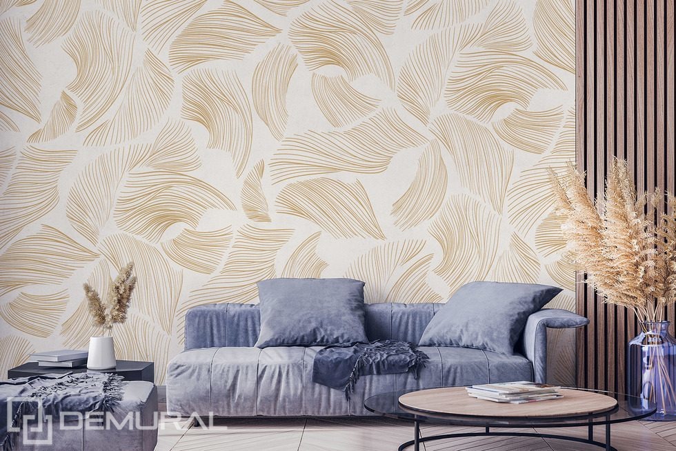 Subtelny rytm linii w nowoczesnym wydaniu Fototapety do salonu Fototapety Demural
