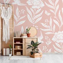 Pudrowe-kwiaty-w-subtelnym-stylu-boho-fototapety-do-salonu-fototapety-demural