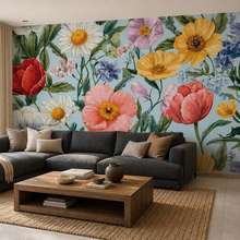 Artystyczna-dekoracja-w-stylu-dekoracyjnym-fototapety-do-salonu-fototapety-demural