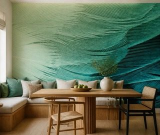 kontrastujacy rytm pior w chlodnej tonacji fototapety abstrakcyjne fototapety demural