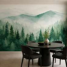 Mglista-panorama-gorskiego-lasu-fototapety-las-fototapety-demural
