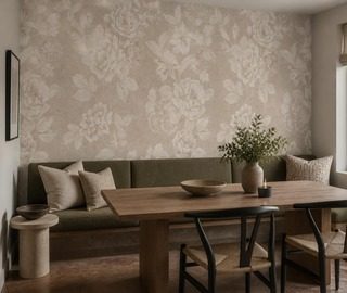elegancka dekoracja scienna z kwiatowym wzorem fototapety kwiaty fototapety demural