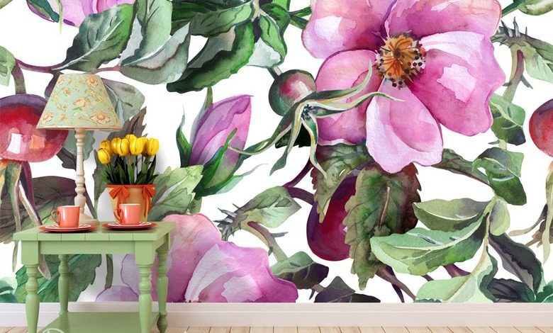 herbatka z hibiskusa fototapety kwiaty fototapety demural