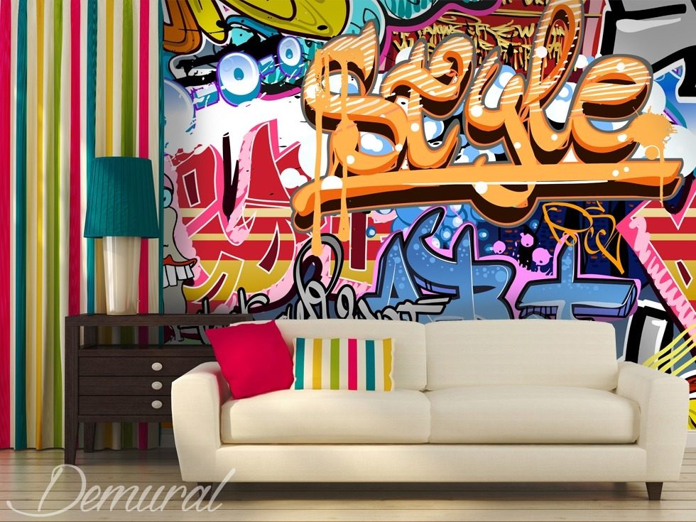 Międzypokoleniowa „stylówka” Fototapety Graffiti Fototapety Demural