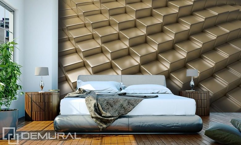 zlote podesty fototapety trojwymiarowe 3d fototapety demural