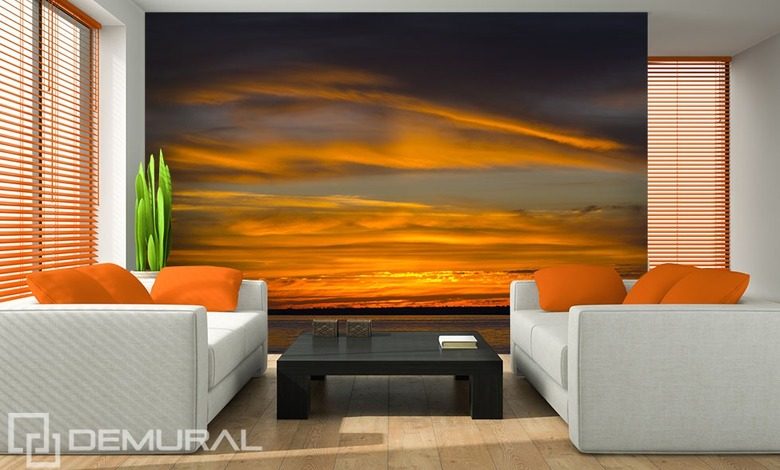 morskie niebo o zachodzie fototapety zachod slonca fototapety demural