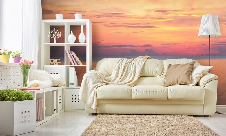 sen o nadmorskiej przystani fototapety zachod slonca fototapety demural