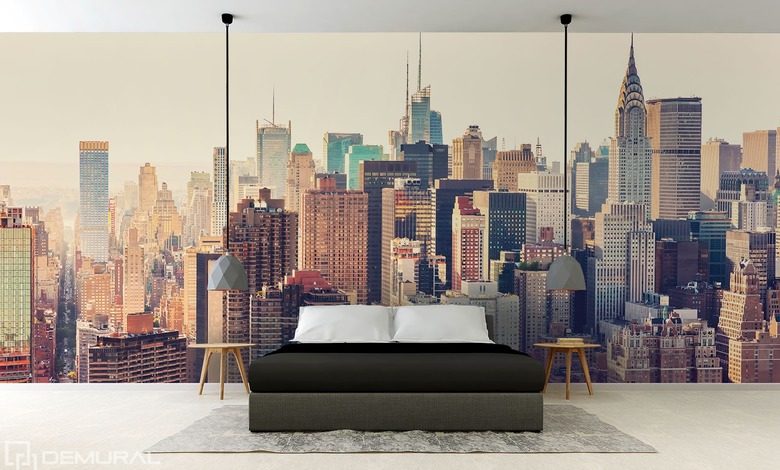 w wielkomiejskiej dzungli fototapety miasto fototapety demural