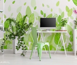 florystycznie zielona gratka fototapety do salonu fototapety demural