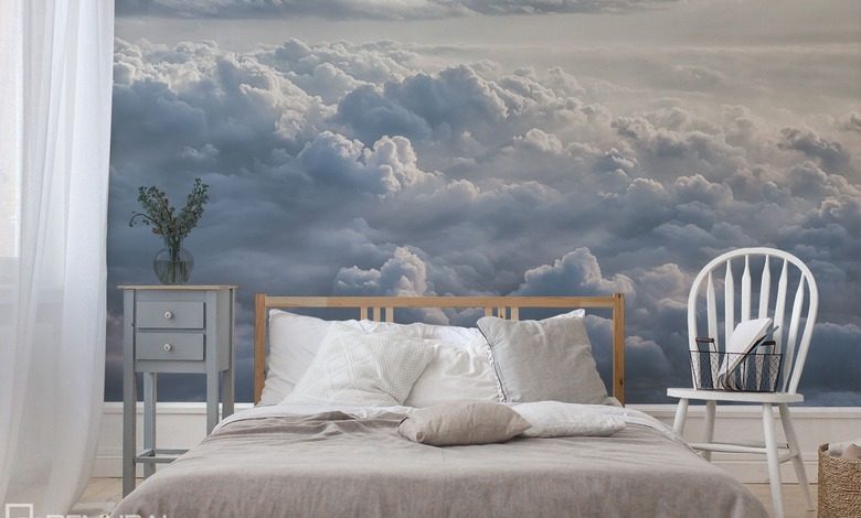 bujajac w niezwyklych oblokach fototapety niebo fototapety demural