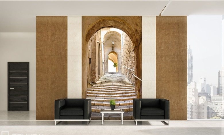 w podrozy po stopniach zycia fototapety uliczki fototapety demural